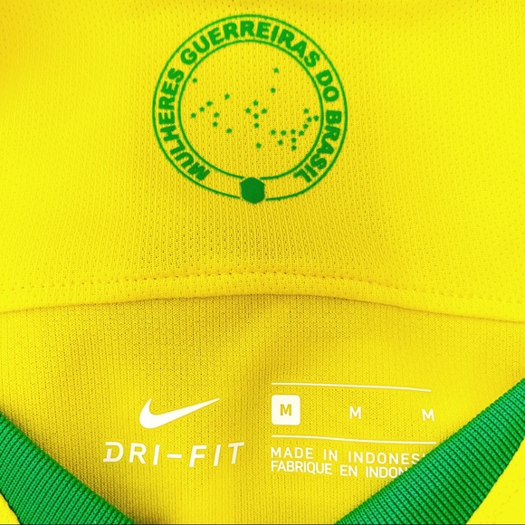 🆕 Nike Brazil Brasil Womens Home Soccer Jersey - Picture 7 of 10